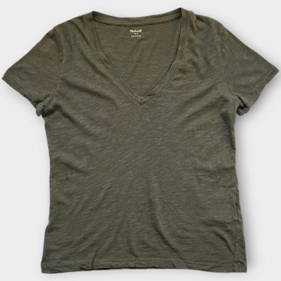 Madewell V-Neck Short Sleeve T-Shirt Size S - Picture 2 of 3
